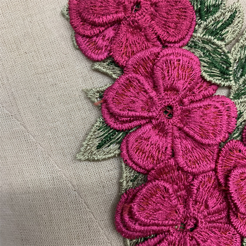 Three-dimensional lace fabric stickers, embroidery accessories, clothing accessories Specification image