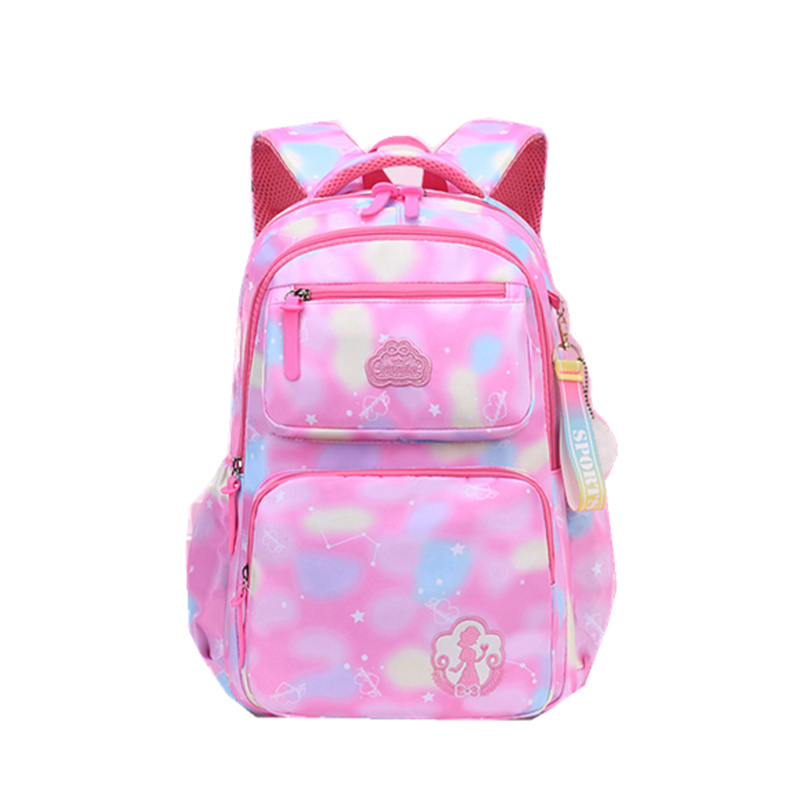 2023 New trend students 1-6 grade ridge protection load reduction backpack LZJ-4305