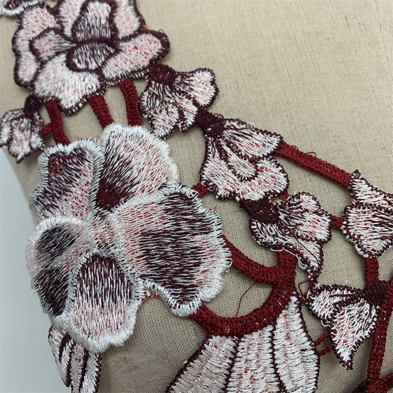 Garment Accessories Embroidery Lace Applique Floral Patch Wedding Dress Garment Accessories details Picture