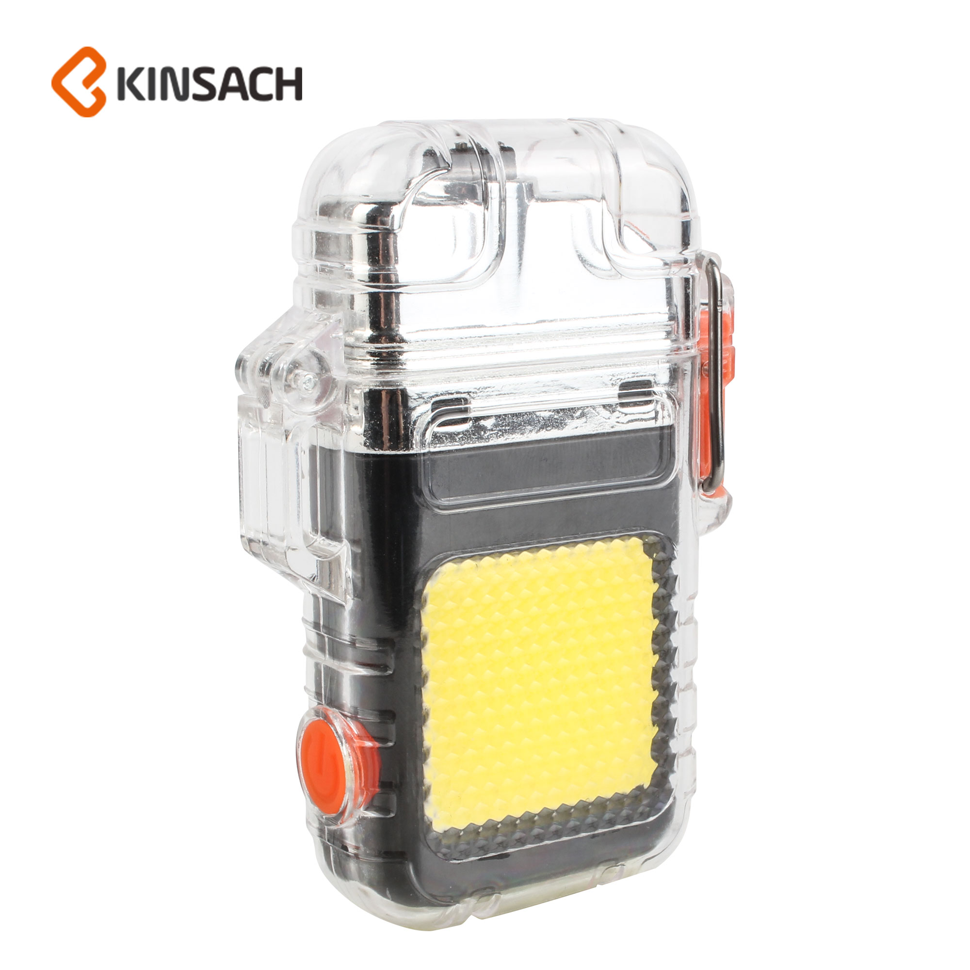 多功能电弧打火机充电迷你便携强光COB钥匙扣灯