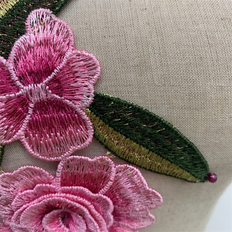 Embroidery three-dimensional embroidery wedding dress cheongsam clothing accessories and accessories pic 6