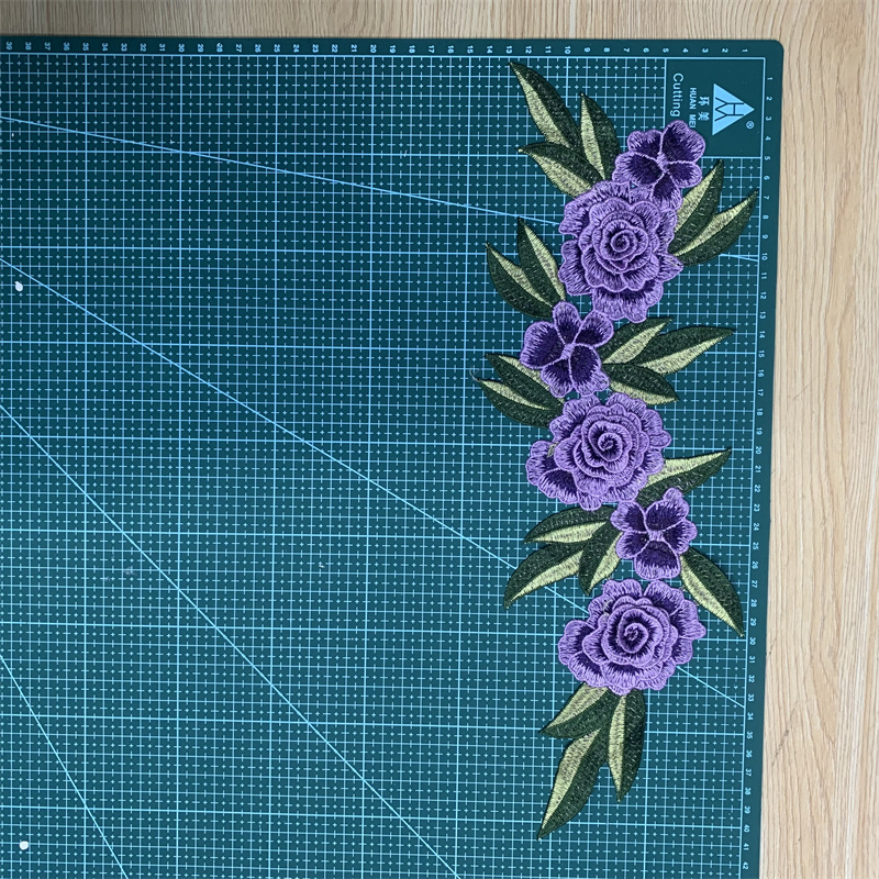 Embroidery three-dimensional embroidery wedding dress cheongsam clothing accessories and accessories pic 7