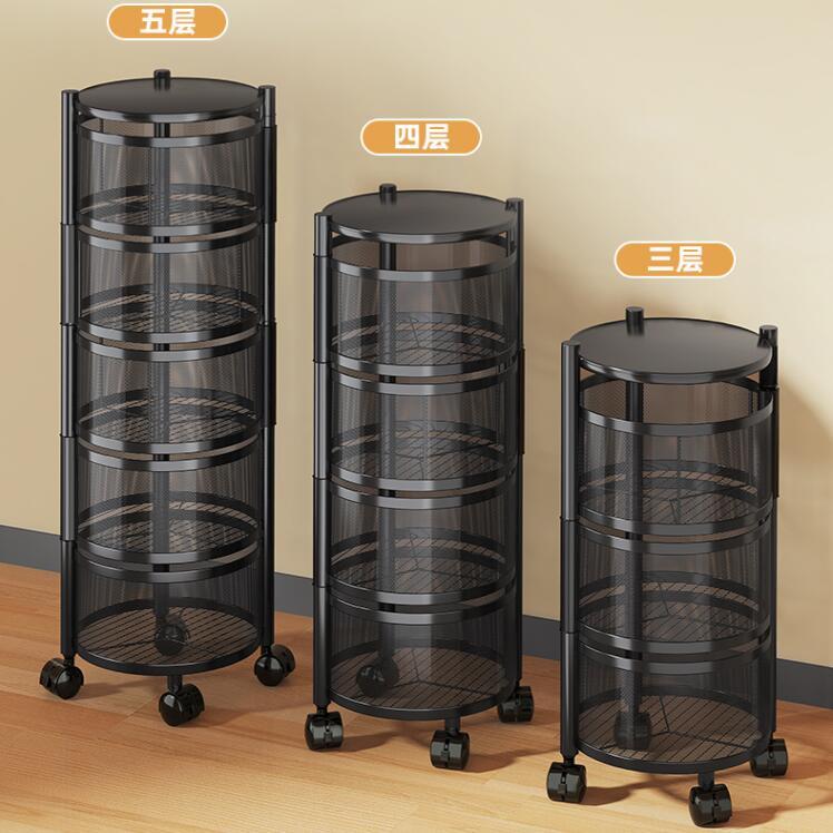 旋转置物篮/厨房置物架/蔬菜水果篮细节图