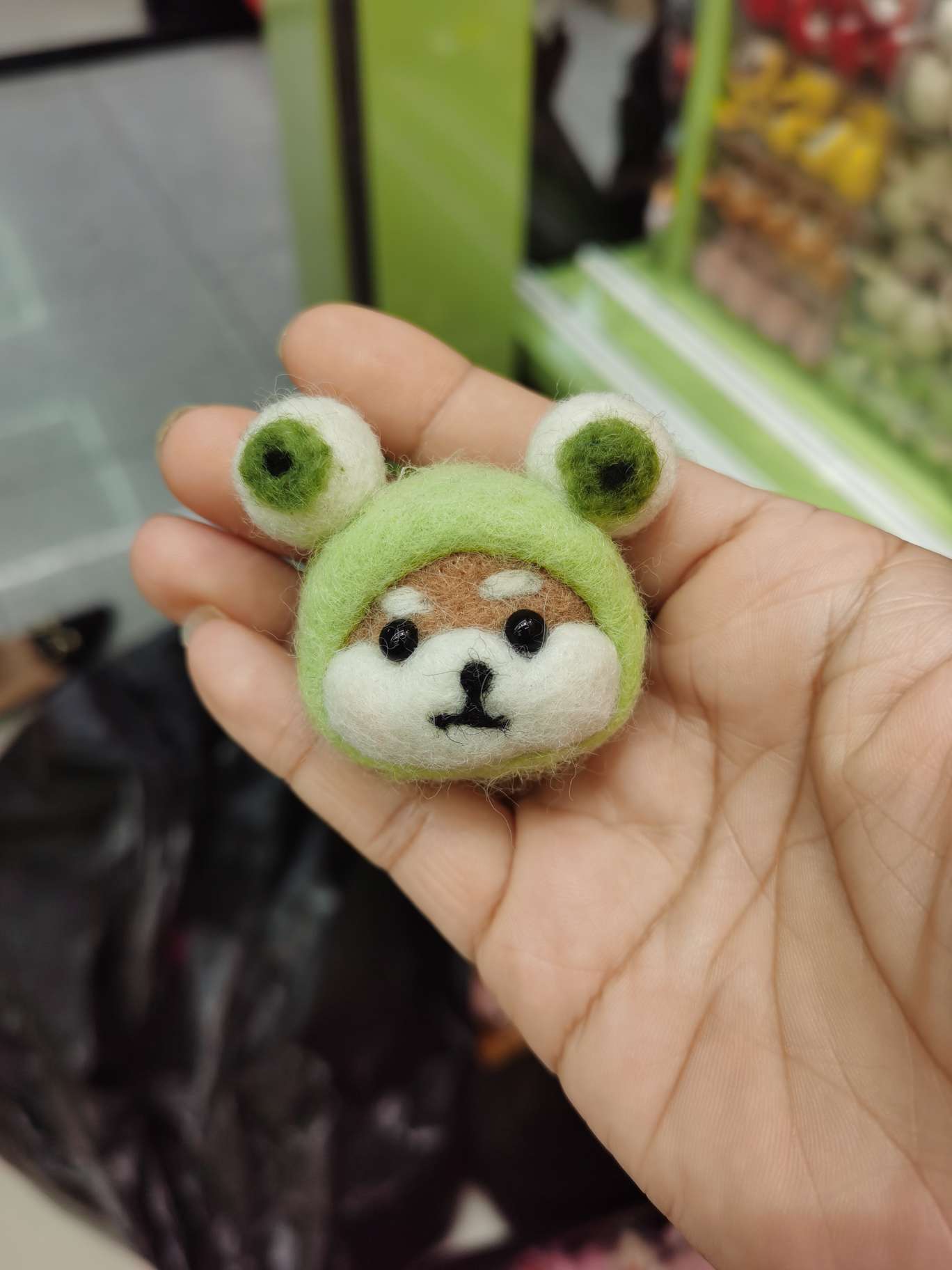 扎西配件羊毛毡成品柴犬青蛙