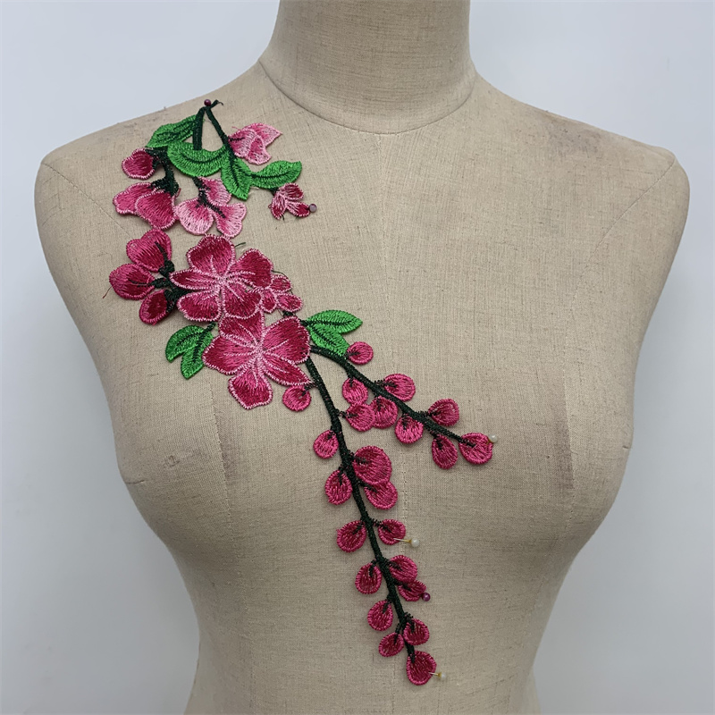 Corsage cloth pasted with cheongsam, formal dress, performance dress, Hanfu, wedding dress, accessories and decorations