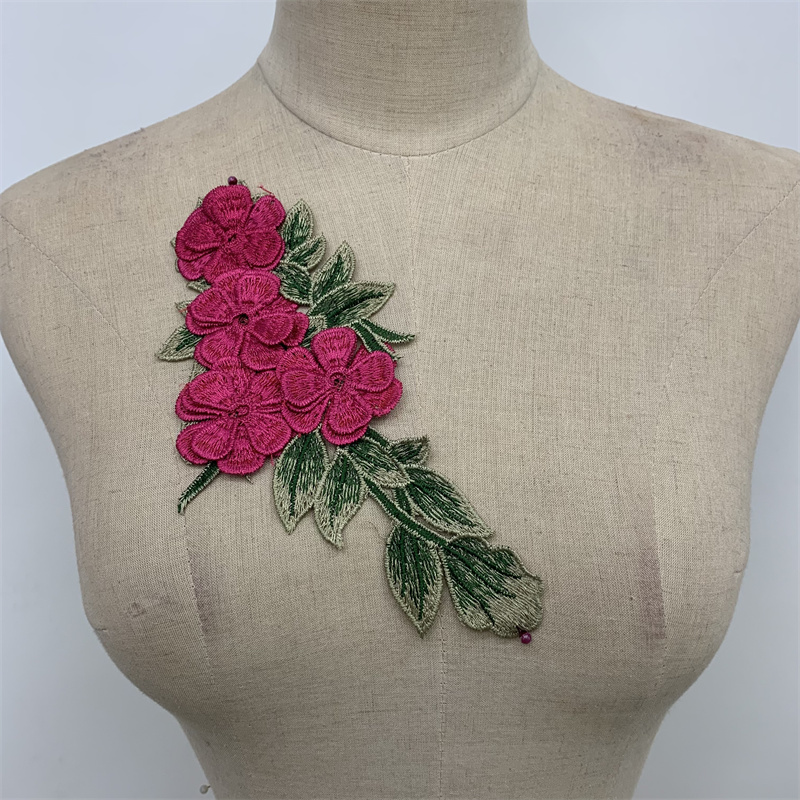 Three-dimensional lace fabric stickers, embroidery accessories, clothing accessories