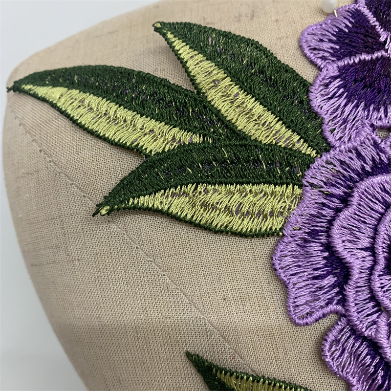 Embroidery three-dimensional embroidery wedding dress cheongsam clothing accessories and accessories pic 3
