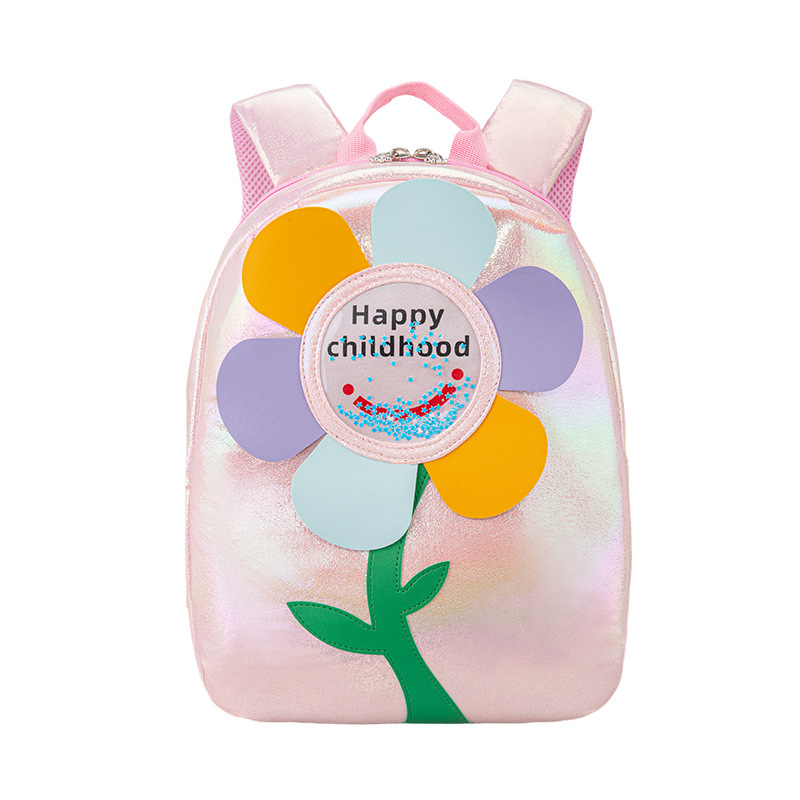 2023 new fashion flower children's schoolbag light backpack LZJ-4293 thumbnail
