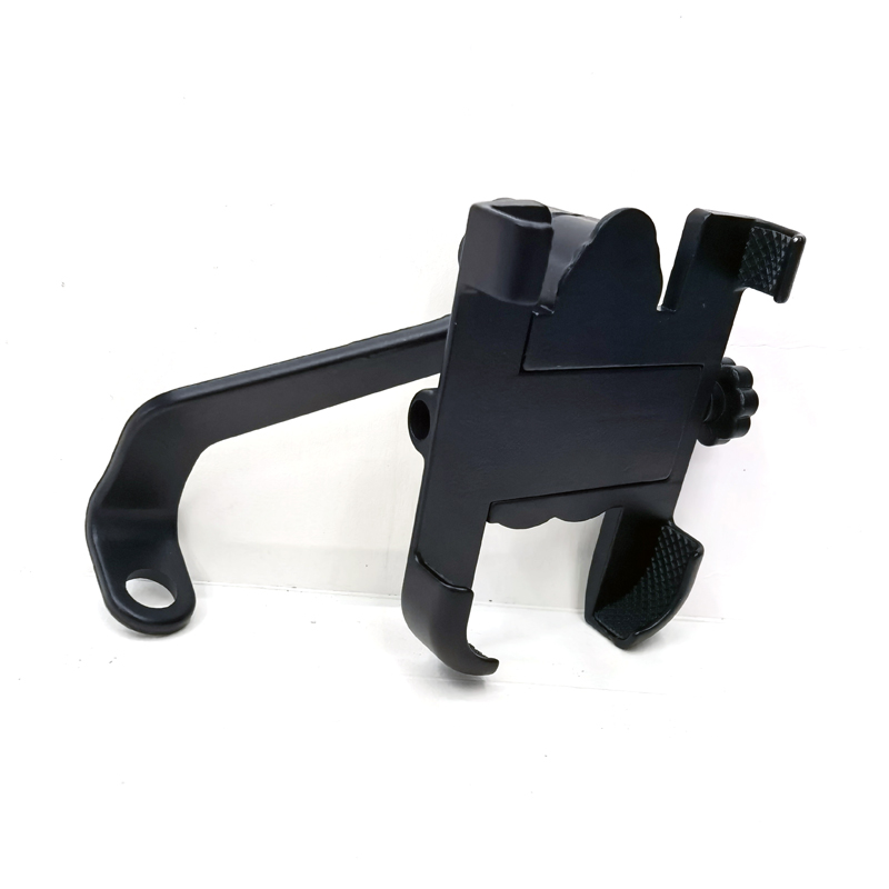 C-2 motorcycle aluminum alloy mobile phone stand, food delivery rider navigation stand, electric motorcycle mobile phone stand clamp details Picture