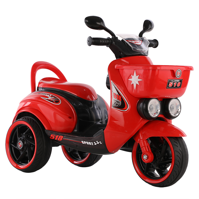 儿童三轮电动摩托车博鸿平稳玩具防侧翻 单/双驱可选详情图1