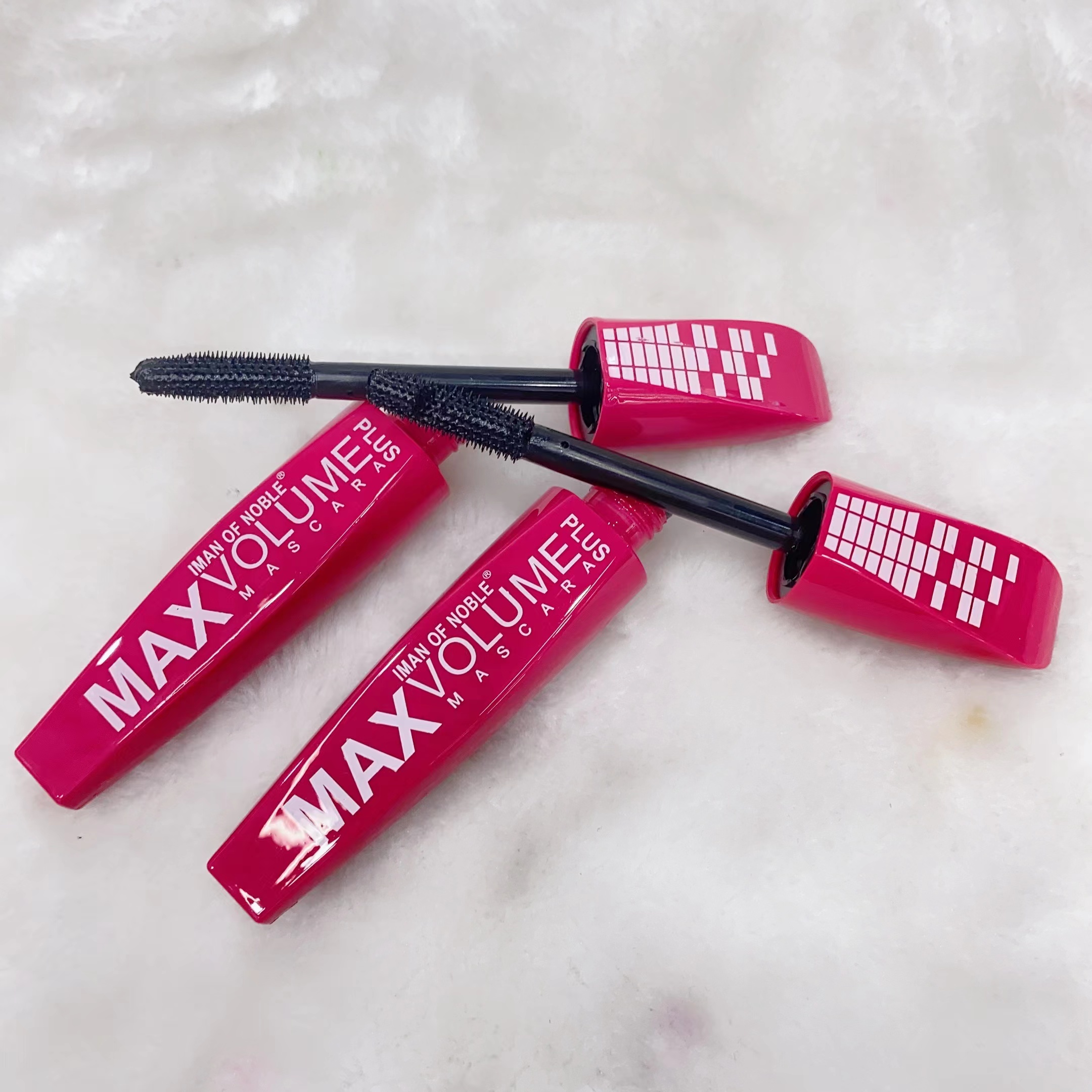 IMAN OF NOBLE cross-border 2023 new pink MAX mascara 24 hours lasting makeup free waterproof band trial Specification drawing