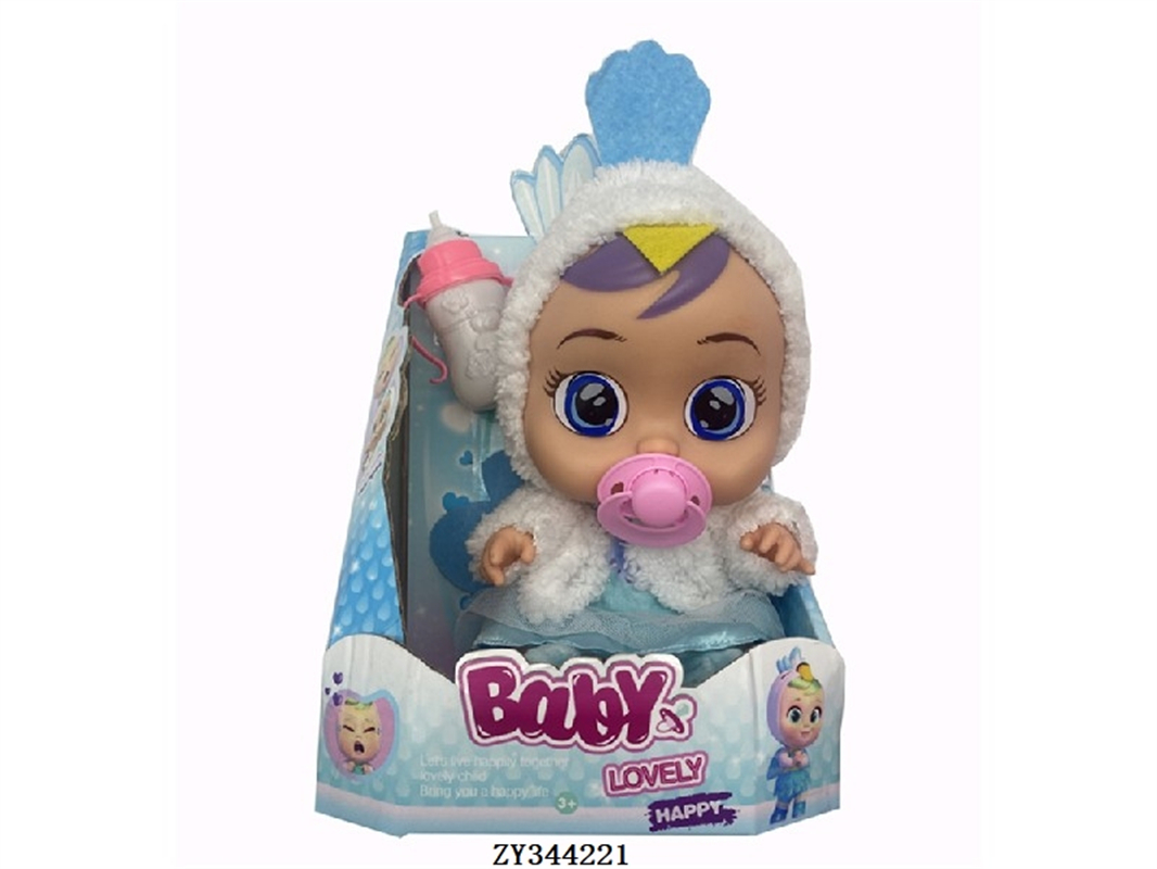 高档14寸搪胶带七彩灯光音乐fangeek super cute超级英雄可爱宝宝、DC宝宝带吸水喷水功能带奶瓶奶嘴详情2