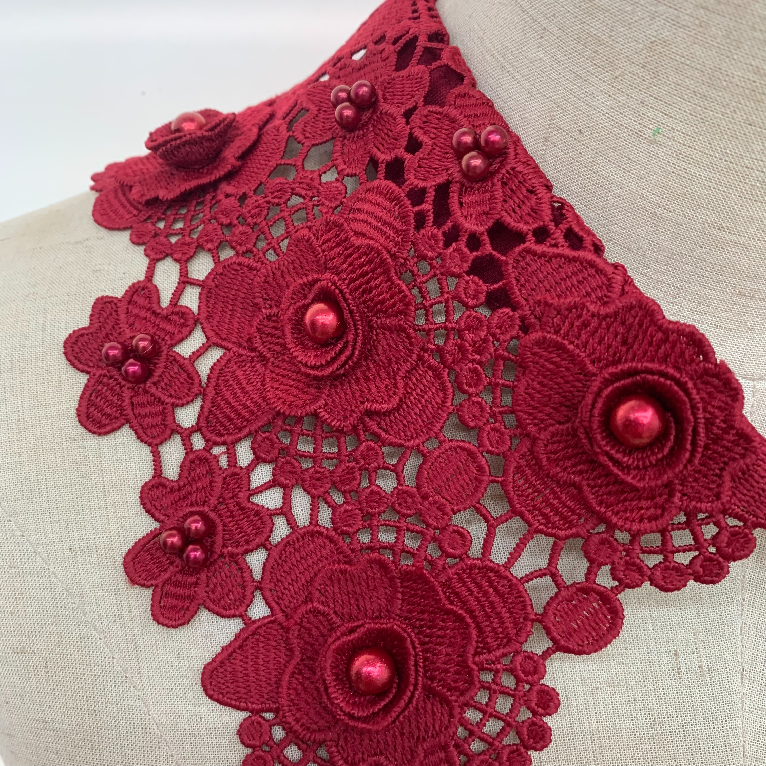 新款假领子女款百搭衬衫毛衣装饰服装辅料配饰详情7