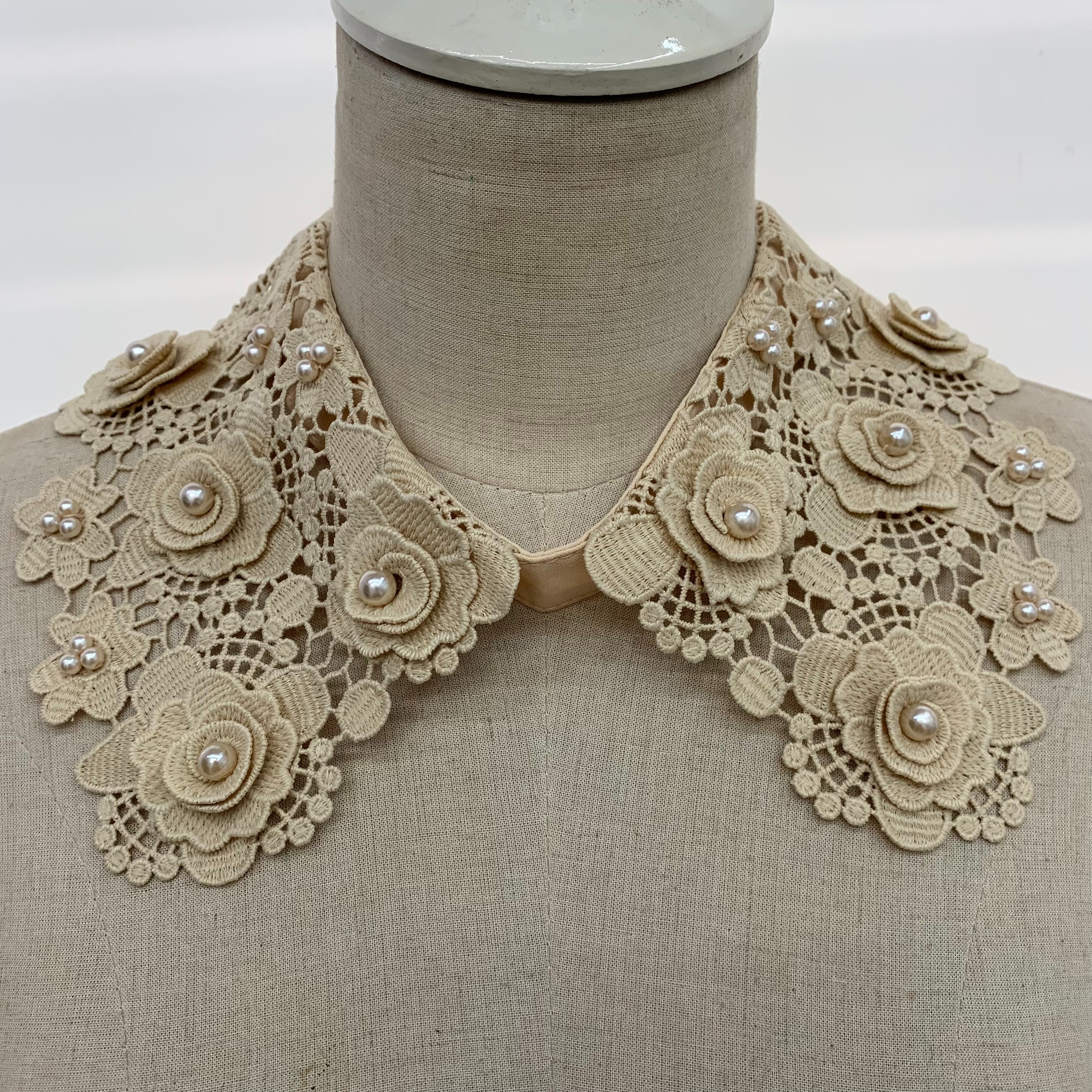 新款假领子女款百搭衬衫毛衣装饰服装辅料配饰详情4