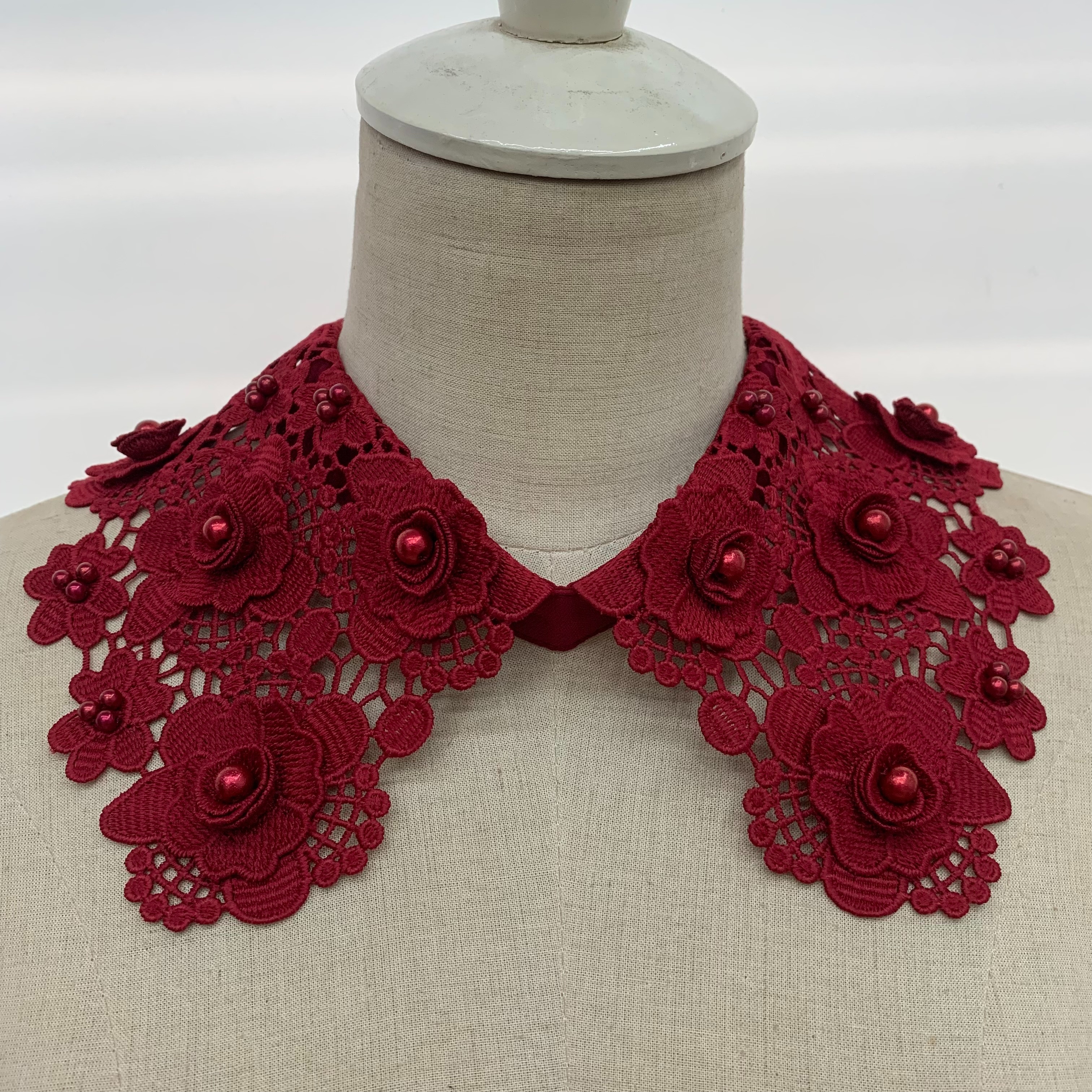 新款假领子女款百搭衬衫毛衣装饰服装辅料配饰详情2