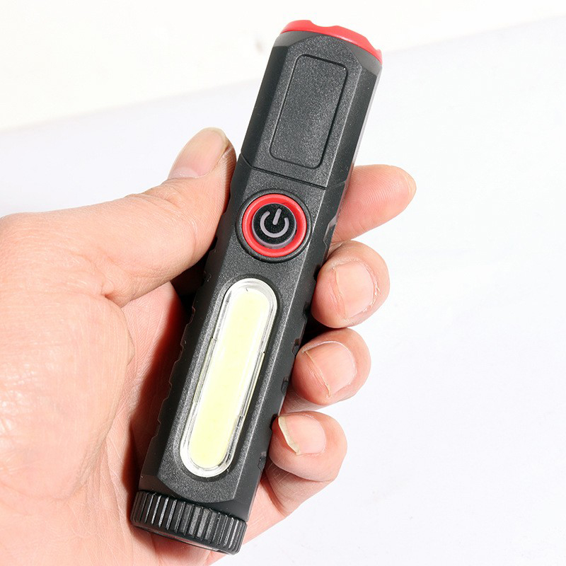 HS82205 plastic flashlight, side-lit COB flashlight, USB charging household flashlight, magnetic work light, illumination flashlight, portable high-intensity flashlight Application Scenario