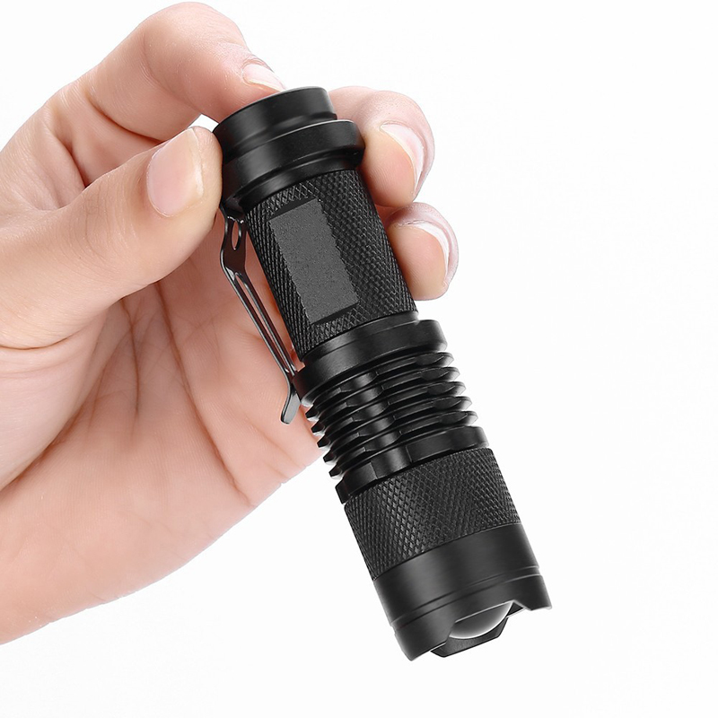 SK68 Ultraviolet flashlight Fluorescent agent detection pen UV365nm ultraviolet mini flashlight 395 Cosmetic mask banknote Detection lamp Telescopic flashlight Item Picture