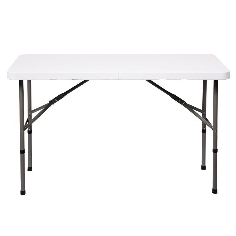 折叠桌/户外折叠桌/便携长方桌白底实物图
