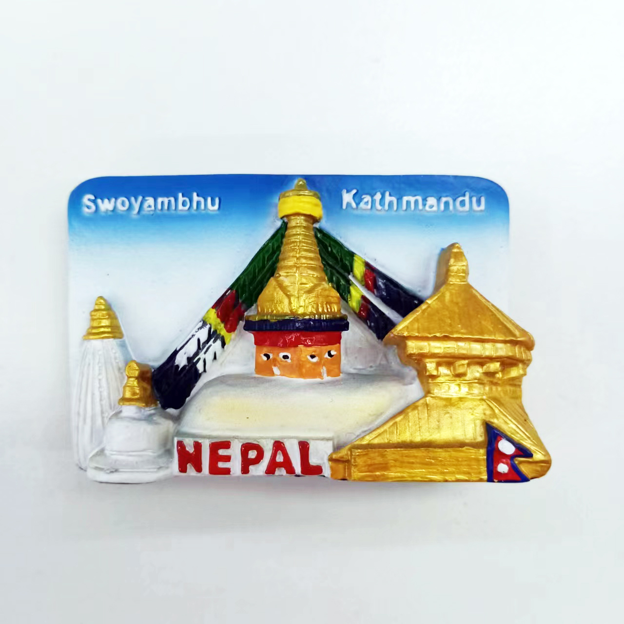 Our manufacturer specializes in customizing resin refrigerator stickers, Tibetan-style three-dimensional magnetic stickers and tourist souvenirs for export to Asia and Nepal Specification image