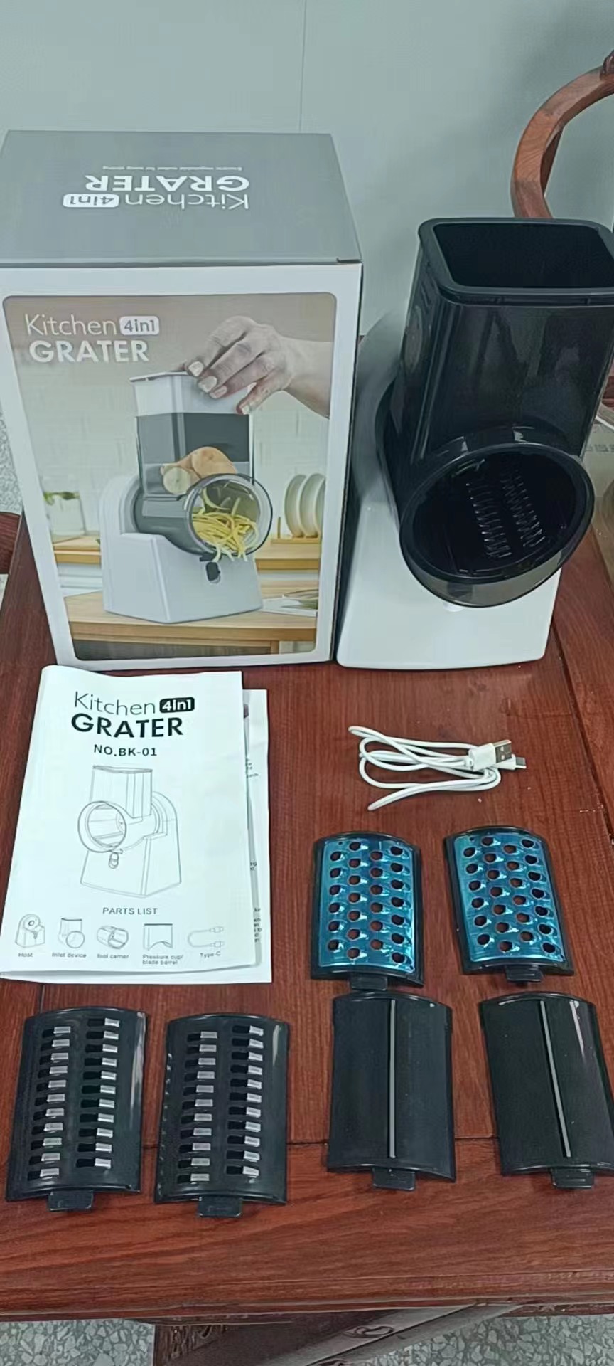 Multi-functional grater, multi-functional vegetable cutter, kitchenware, electric vegetable cutter Application Scenario