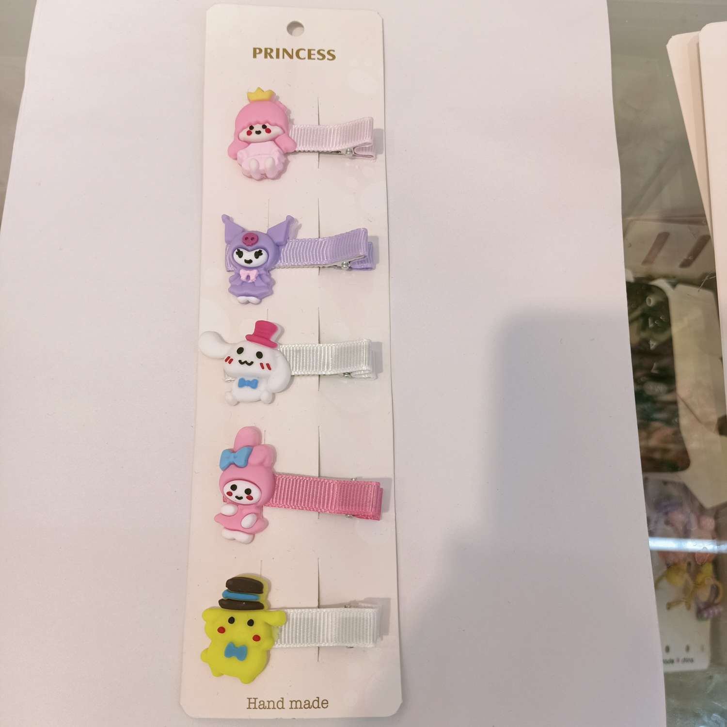 网红地摊6公分鸭夹硅胶卡通三丽鸥详情图4