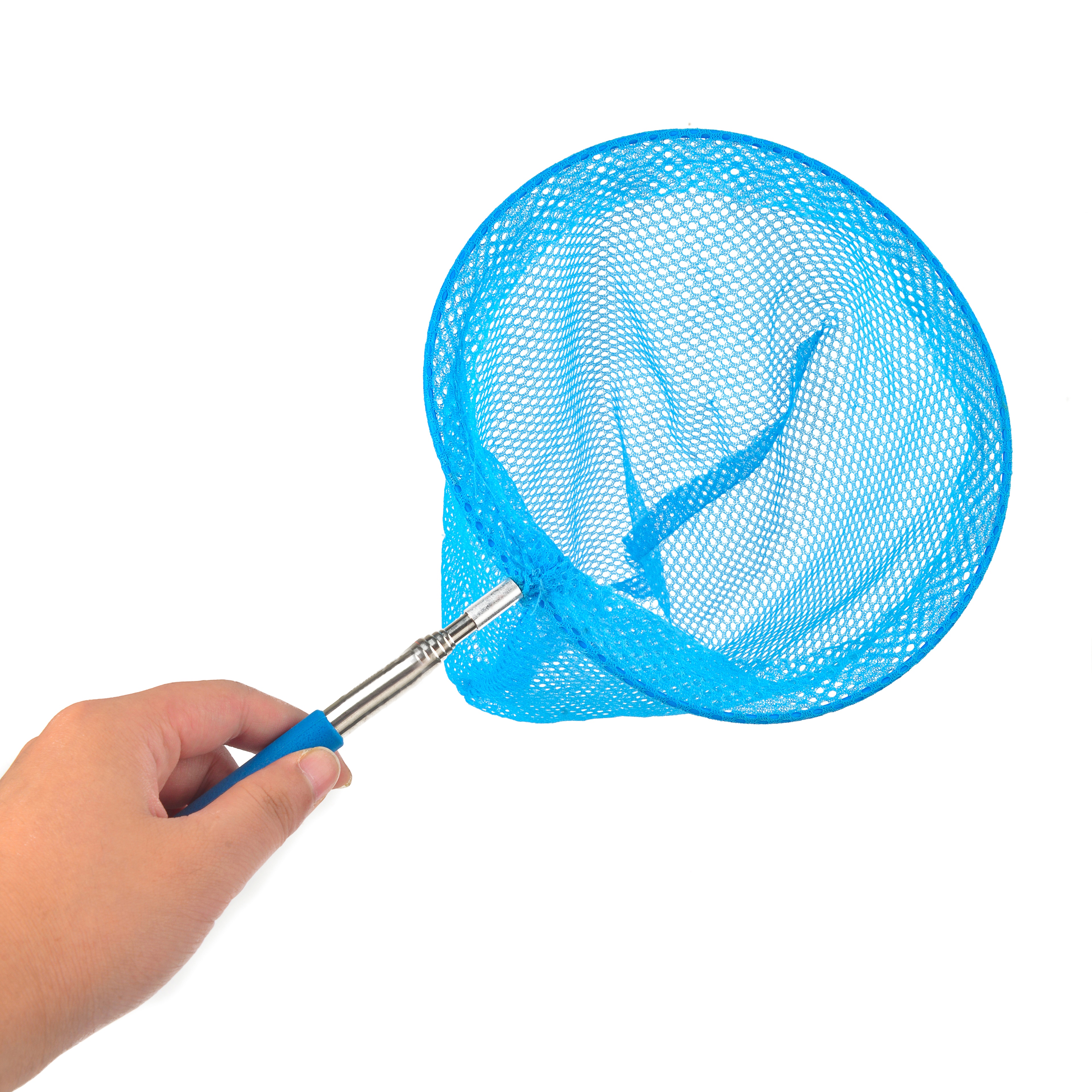 Stainless steel retractable fishing net fishing net for children full bug net beach toy bucket swimming toy Application Scenario