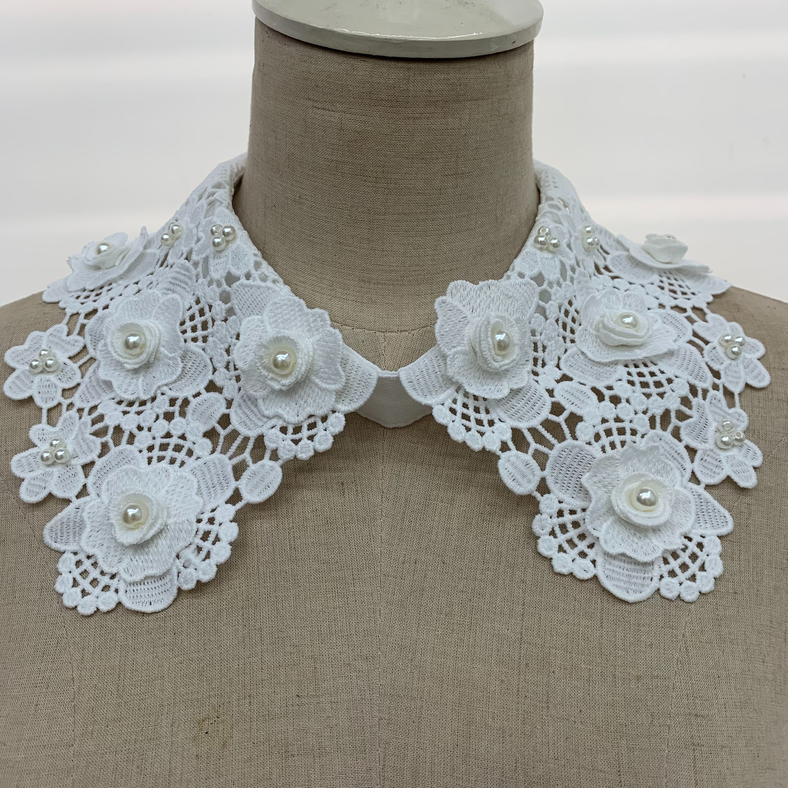 新款假领子女款百搭衬衫毛衣装饰服装辅料配饰详情6