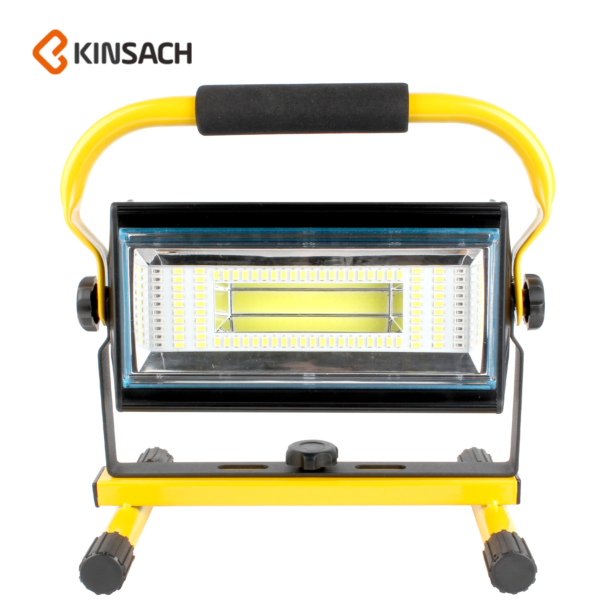 Portable power bank, hand-held mobile work light, red and blue warning, outdoor lighting for sports fields