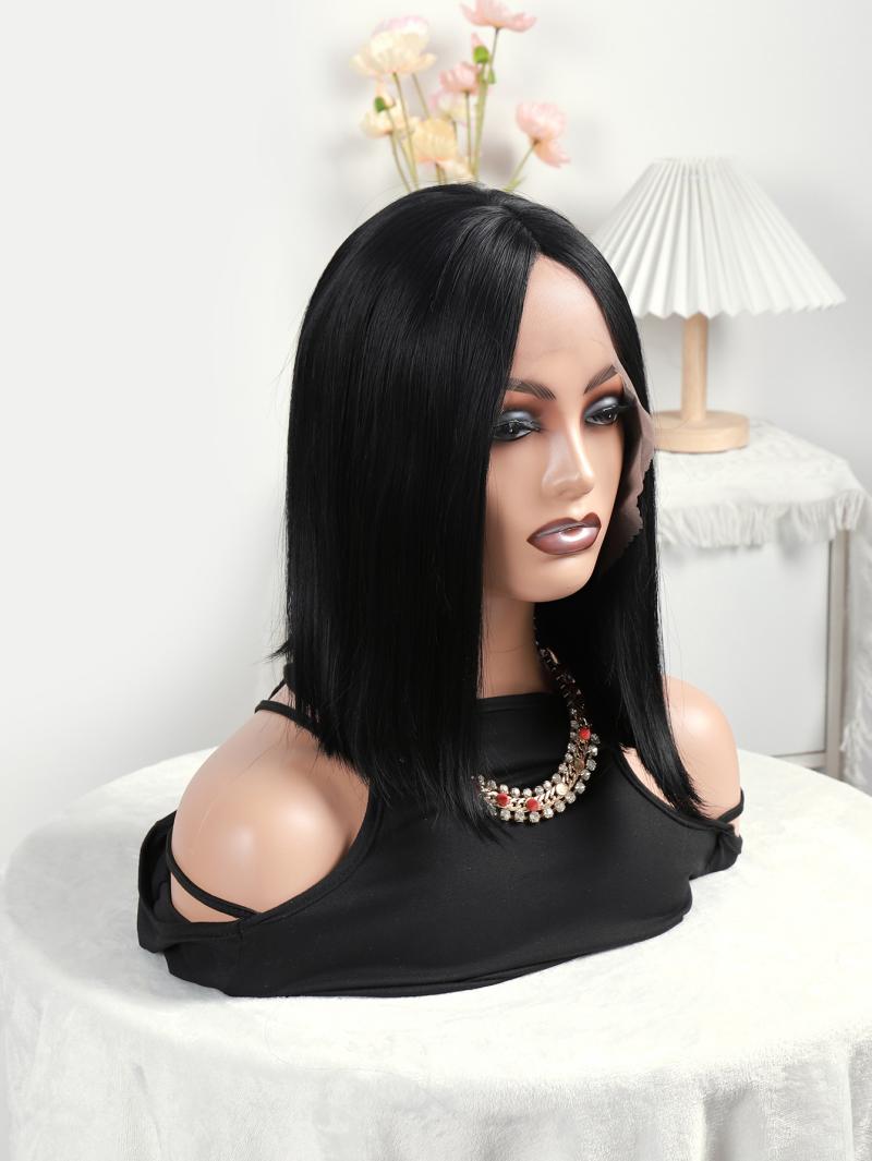 Foreign trade European and American women's Bob hairstyle, street wig, hair wig, 360 lace wigs, vendor Item Picture