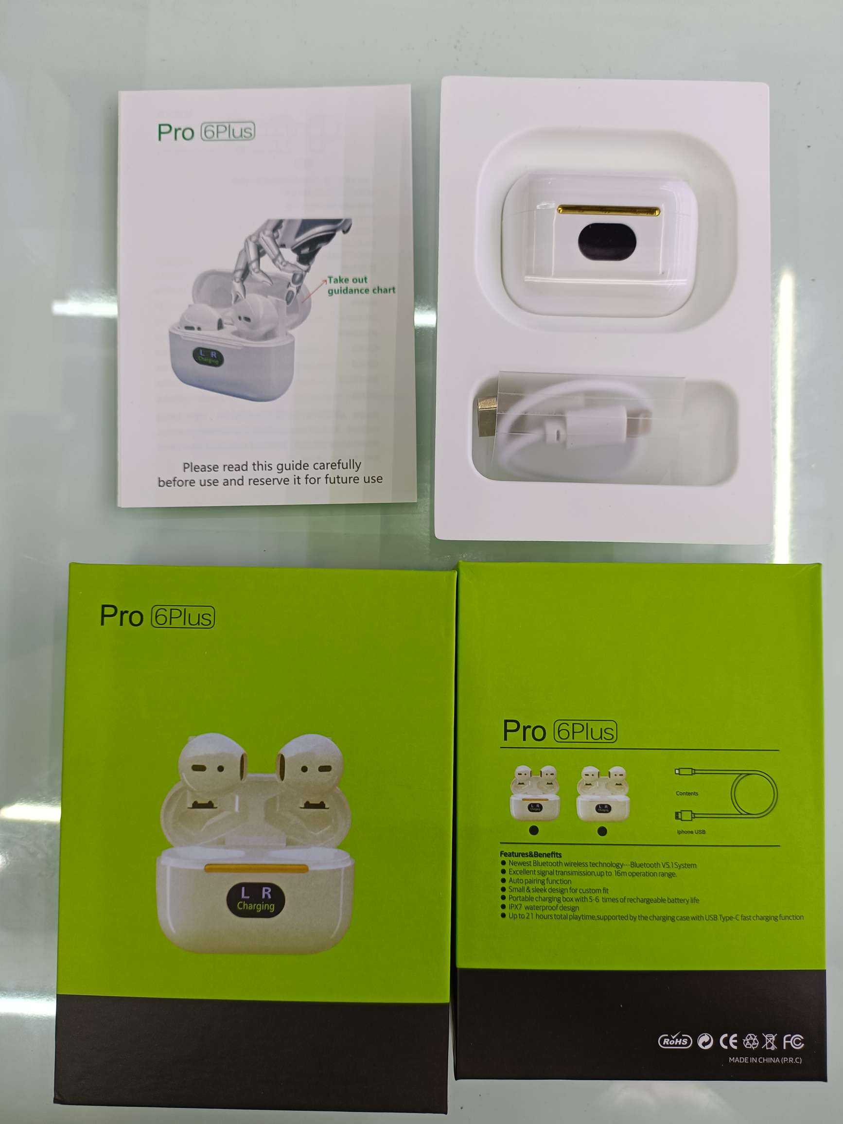 pro系列蓝牙耳机 Pro5sPro6s/Pro6Plus/Prp8s蓝牙耳机座舱充电式耳机详情图11