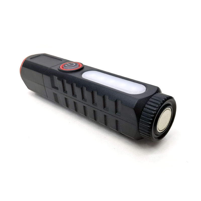 HS82205 plastic flashlight, side-lit COB flashlight, USB charging household flashlight, magnetic work light, illumination flashlight, portable high-intensity flashlight pic 12