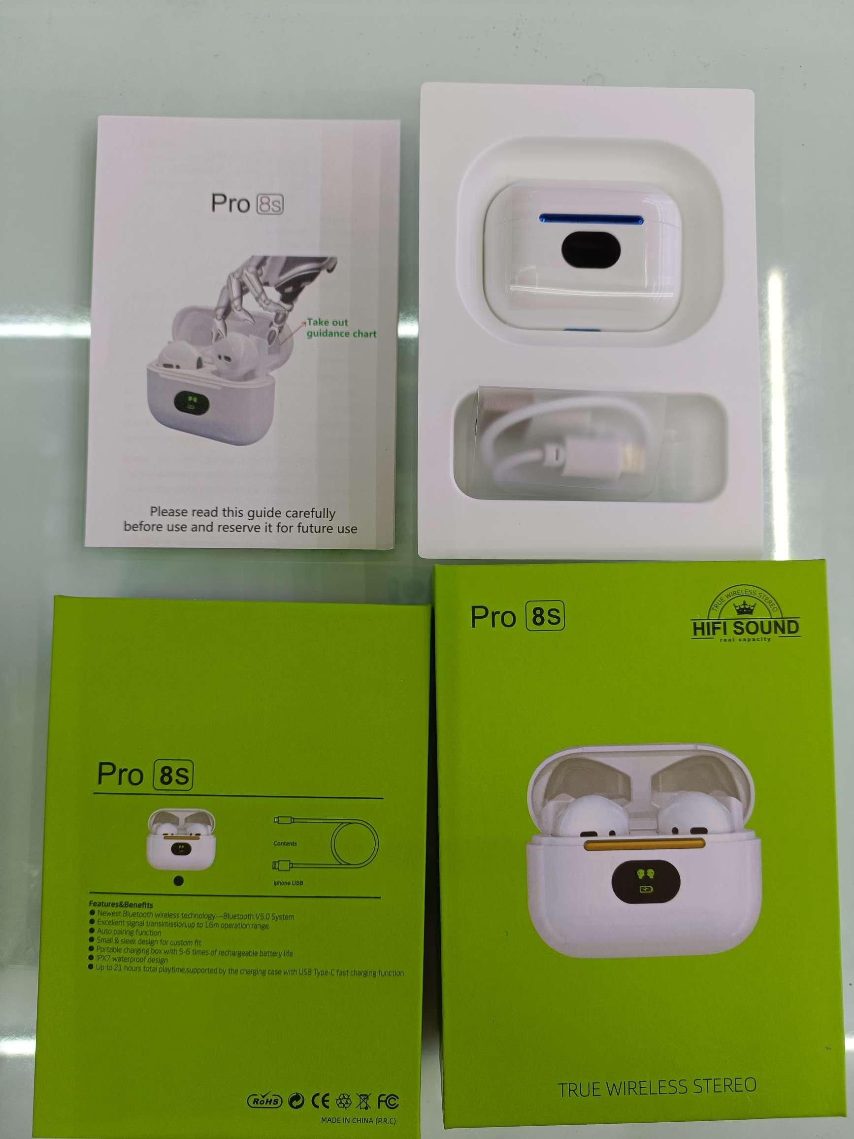 pro系列蓝牙耳机 Pro5sPro6s/Pro6Plus/Prp8s蓝牙耳机座舱充电式耳机详情图16