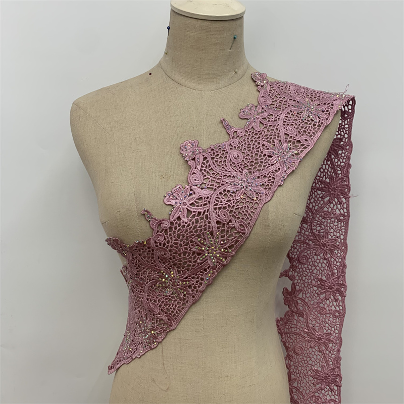 Cut-Out Embroidery Lace Pressed Drill Garment Accessories And Accessories details Picture