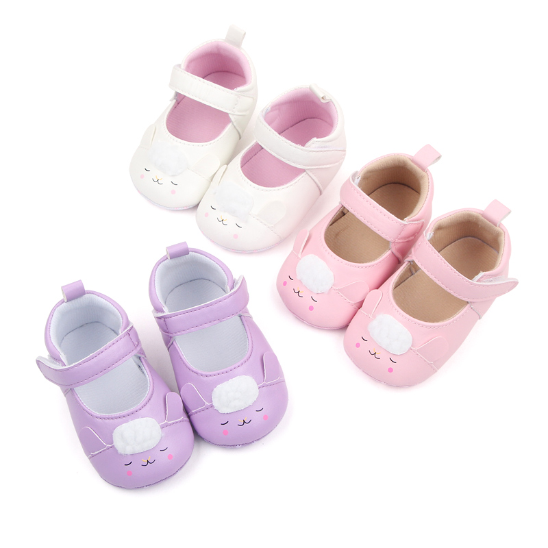 baby girl princess walking shoes cute Mary Jane style soft PU thumbnail