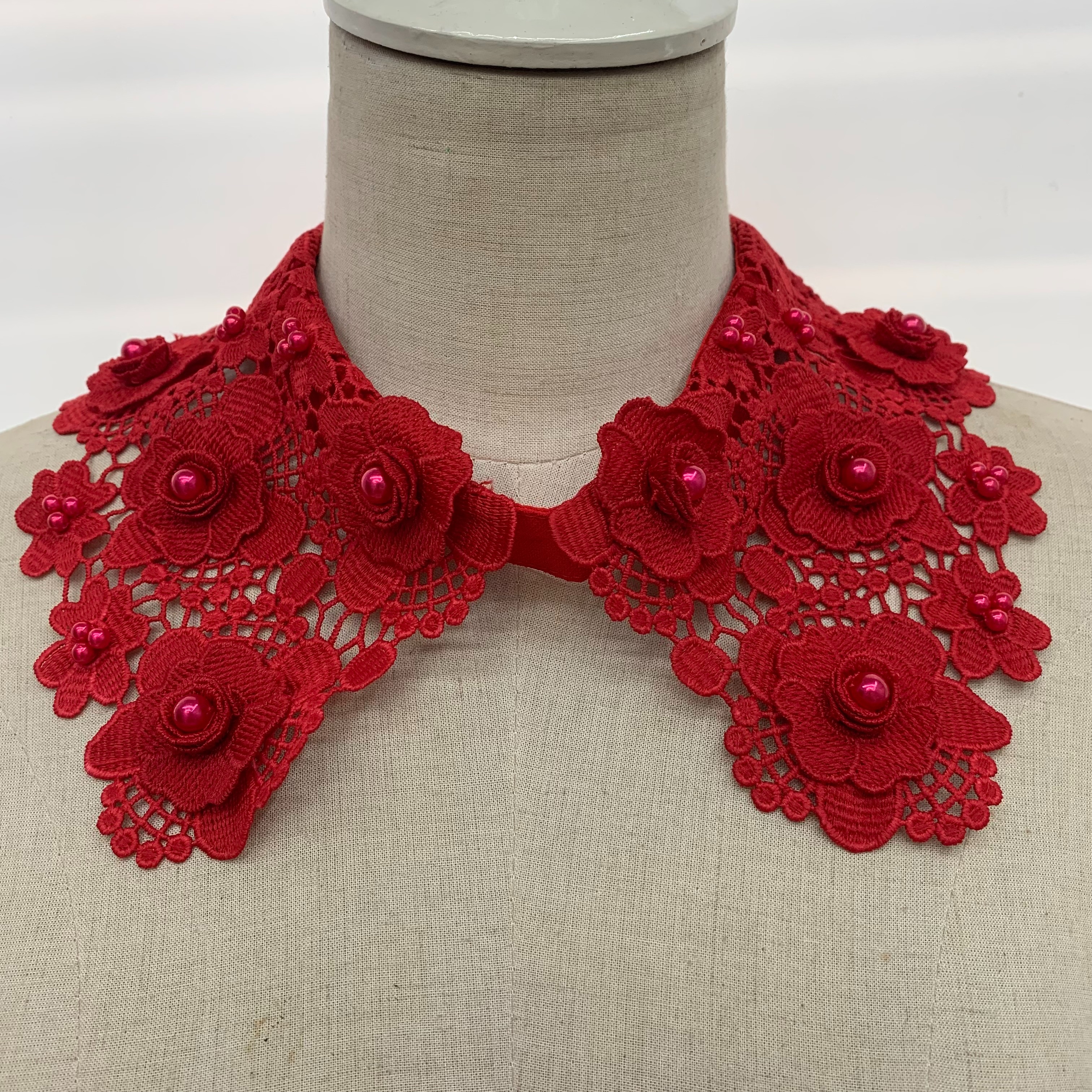 新款假领子女款百搭衬衫毛衣装饰服装辅料配饰详情3