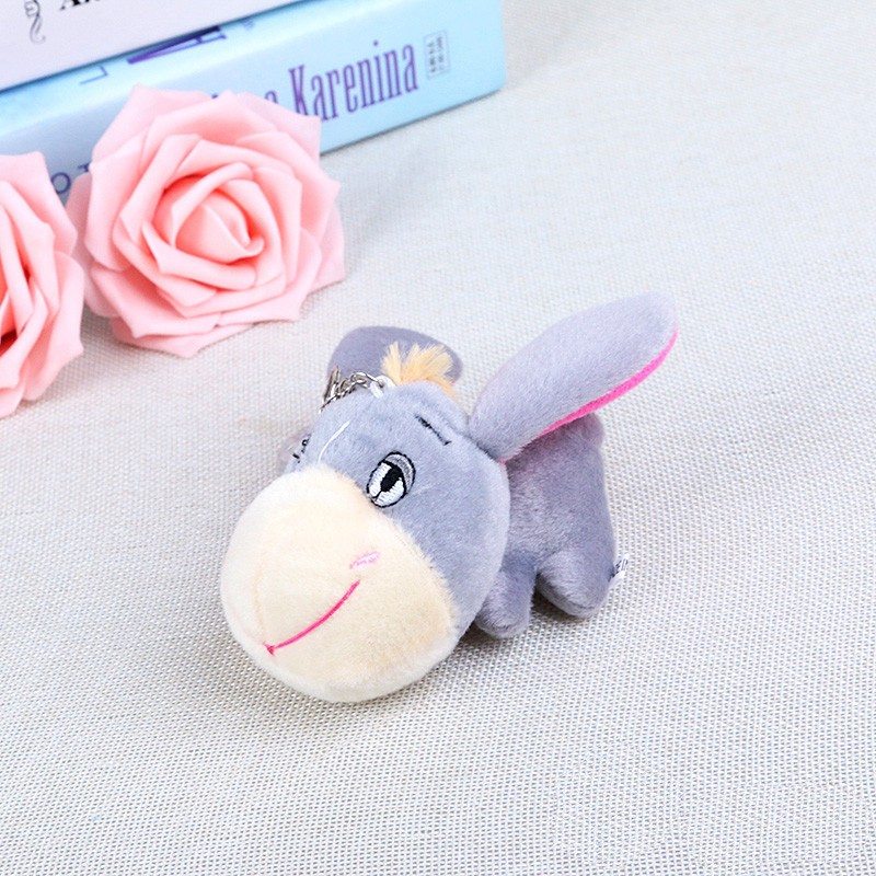 Plush toy pendants, big-headed donkey dolls, couple boys and girls, schoolbag hanging accessories, wedding scattering bouquets, small gifts details Picture