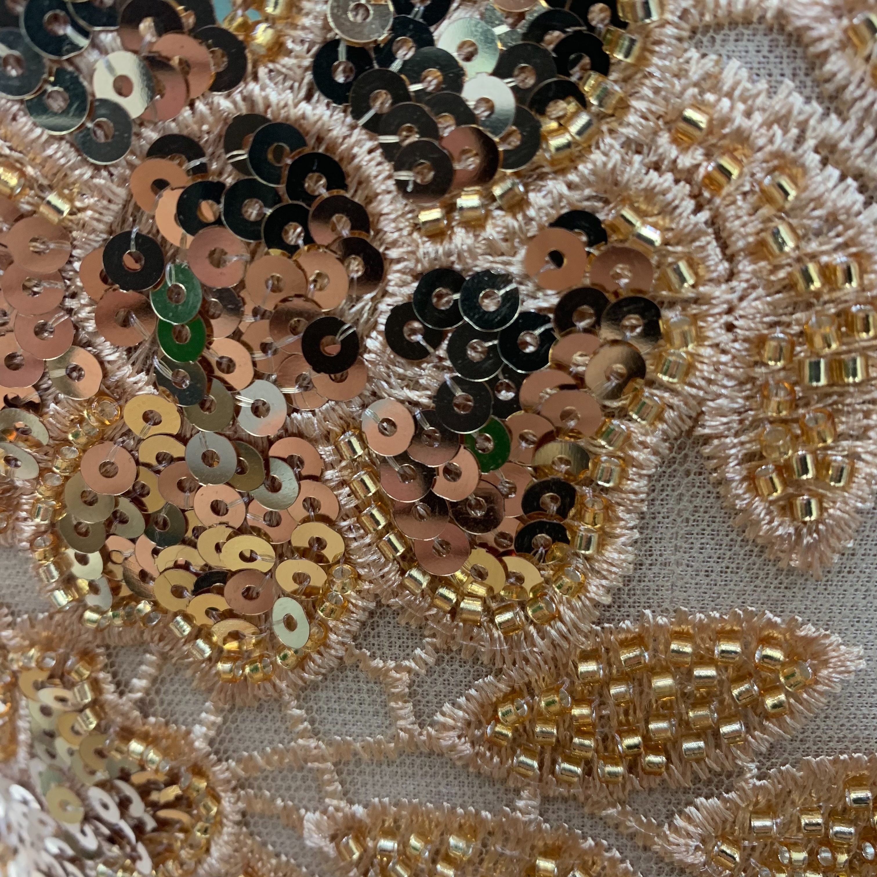 串珠亮片刺绣花朵贴花服装礼服服装辅料详情4