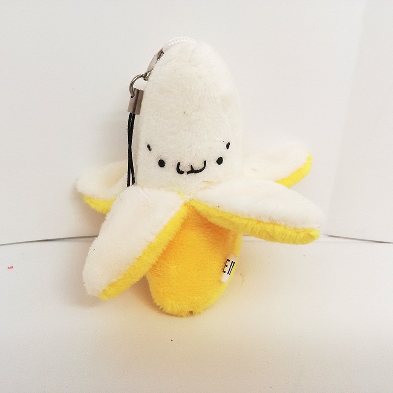 Plush toy pendants, banana dolls, couple boys and girls schoolbag hanging accessories, wedding scattering flower bouquets and gifts Specification image