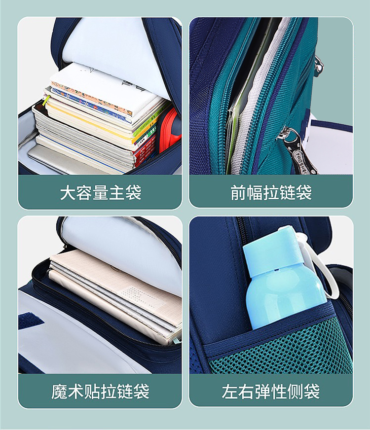 2023英伦风学生书包1-6年级大容量轻便双肩包LZJ-4276详情10
