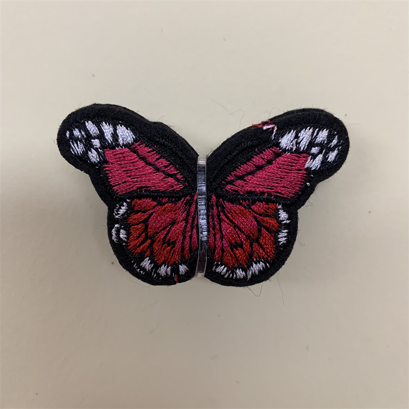 Small butterfly cloth patch embroidery patch clothing and accessory decals Specification image
