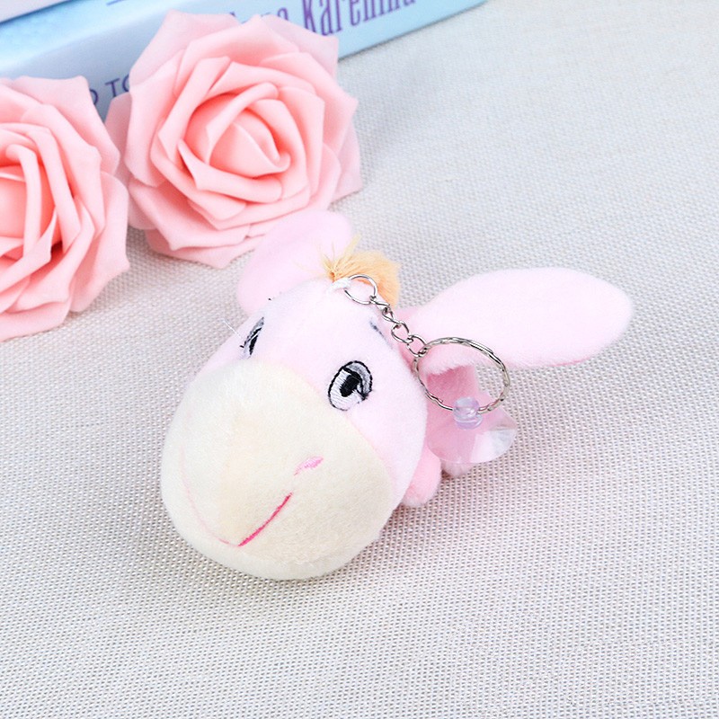 Plush toy pendants, big-headed donkey dolls, couple boys and girls, schoolbag hanging accessories, wedding scattering bouquets, small gifts Specification image