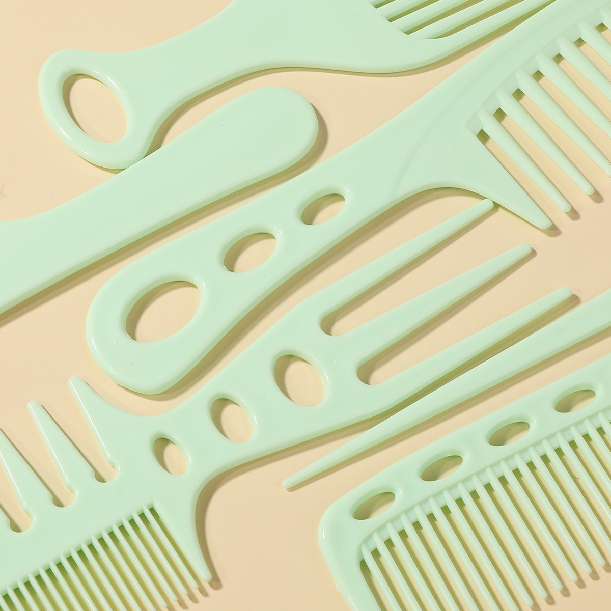 梳子顺发梳子理发分区梳子双面插梳子塑料梳油头造型梳套装详情图3