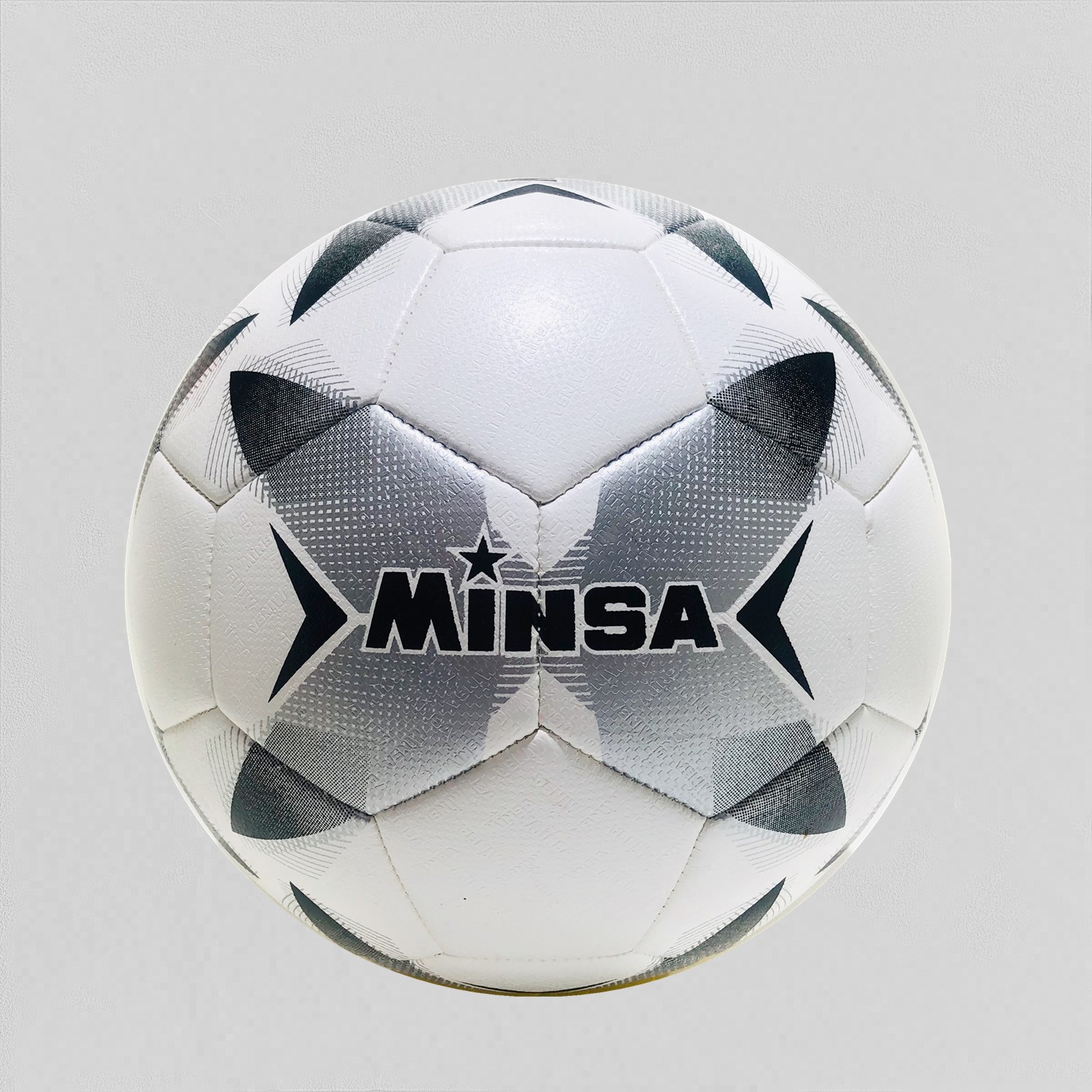 Yiwu Football Factory Direct Sales Minsa Standard 4/5 Selling Football Tpe Material Machine Stitched Football High Elastic Wear-Resistant Foot Feeling Good Adult Students Daily Training Special Football Custom Logo Specification drawing