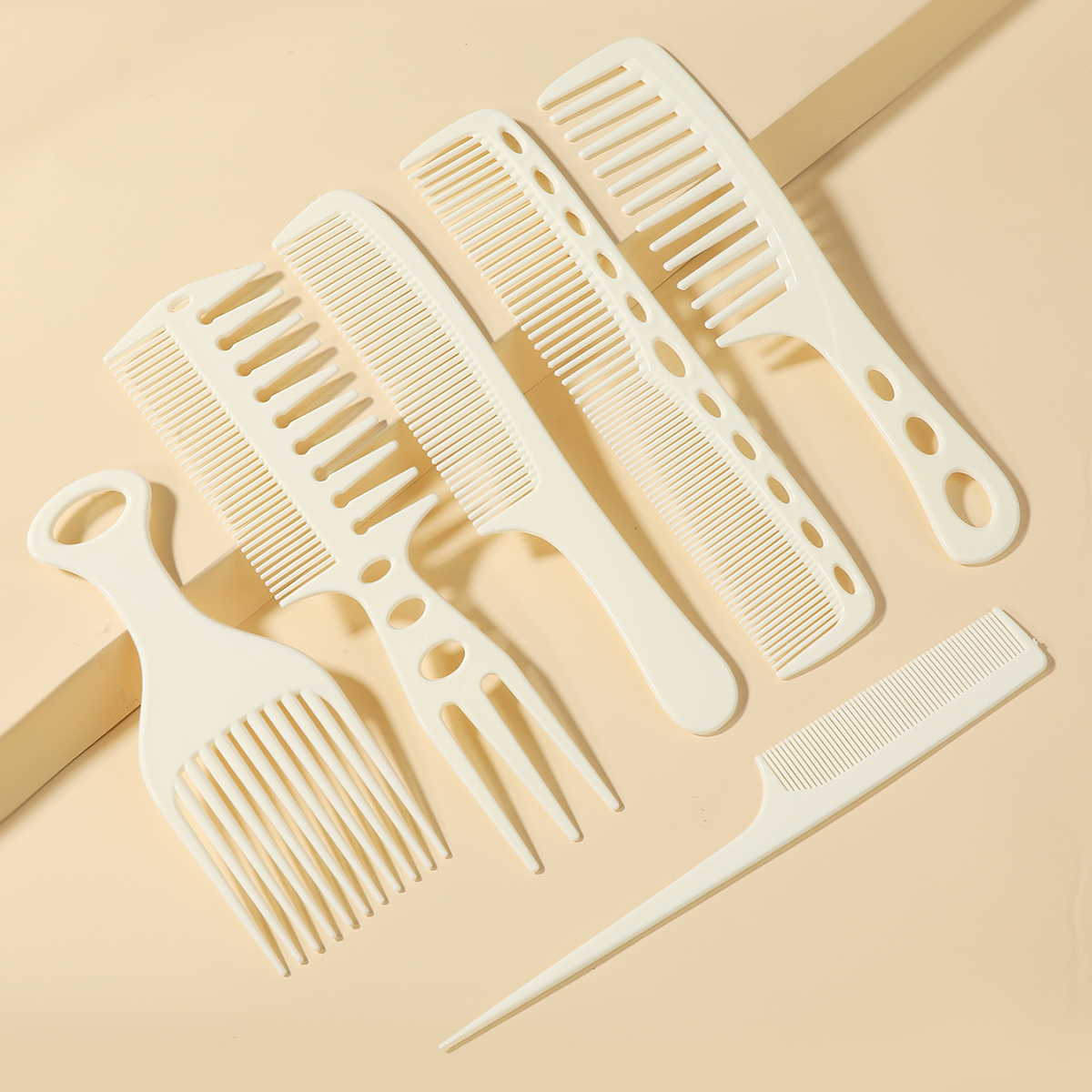 梳子顺发梳子理发分区梳子双面插梳子塑料梳油头造型梳套装详情6