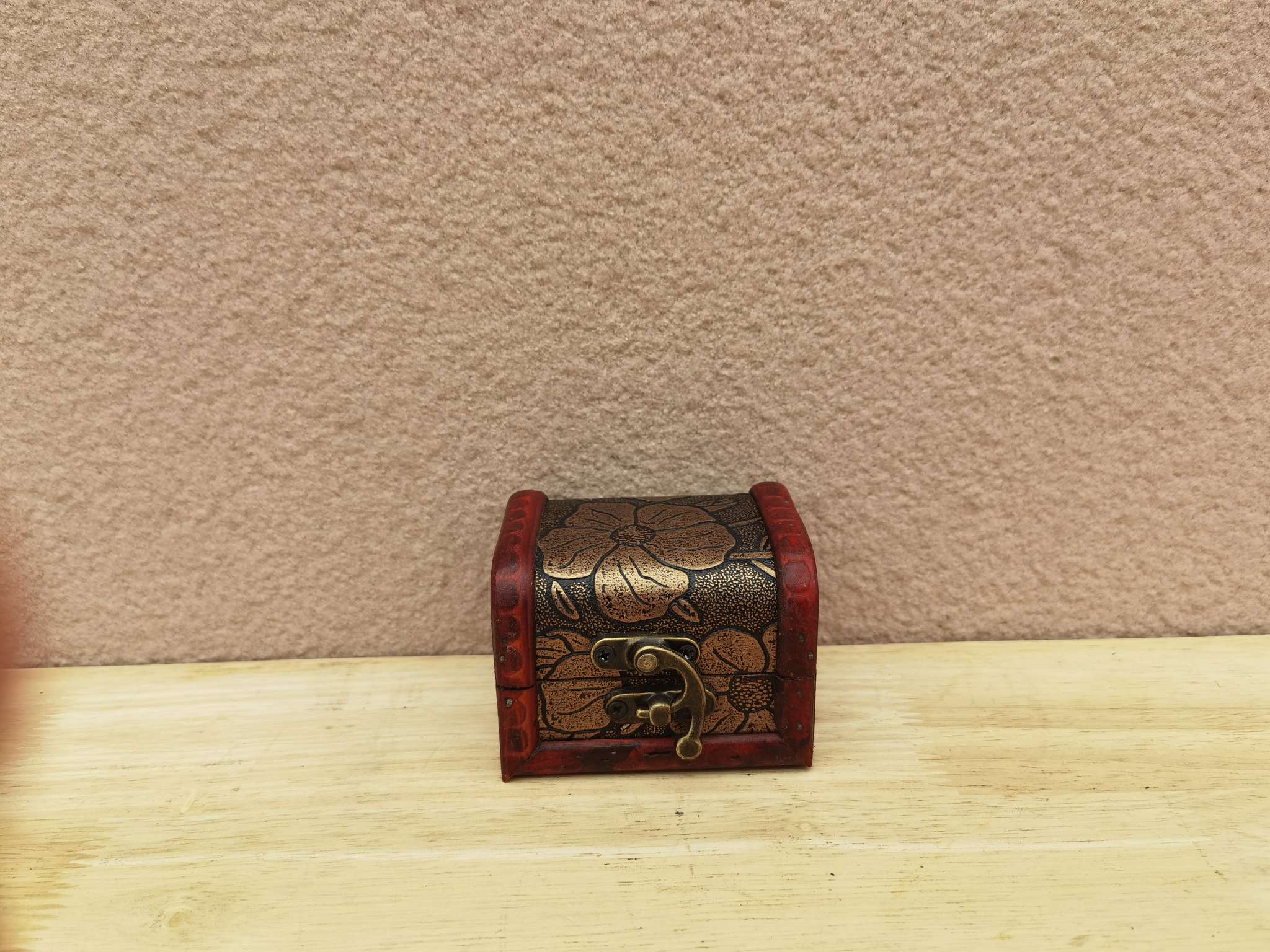 仿古百宝箱复古木制收纳盒装饰箱摄影道具美陈展示家居婚庆摆件首饰盒详情图1