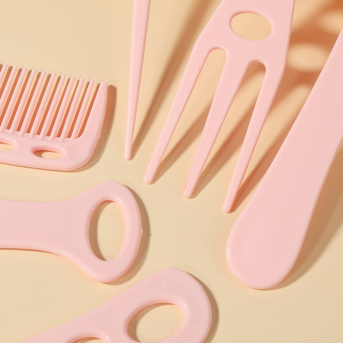 梳子顺发梳子理发分区梳子双面插梳子塑料梳油头造型梳套装详情图2