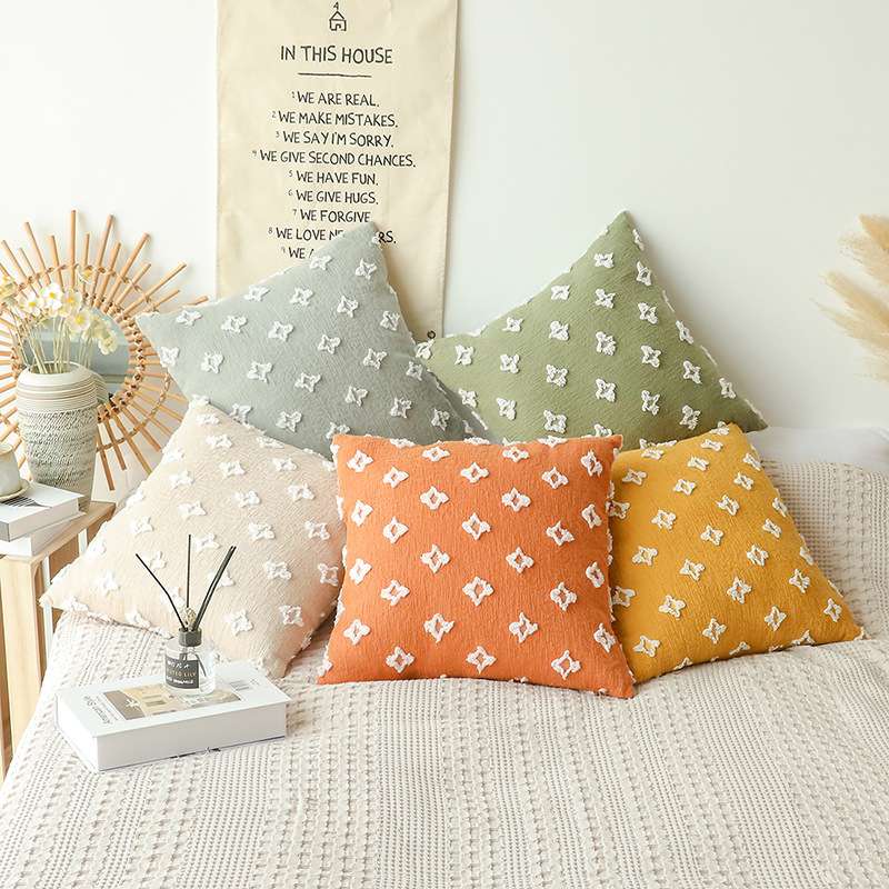 Jacquard Throw Pillow Pillow Cover Cushion Cushion Cover details Picture