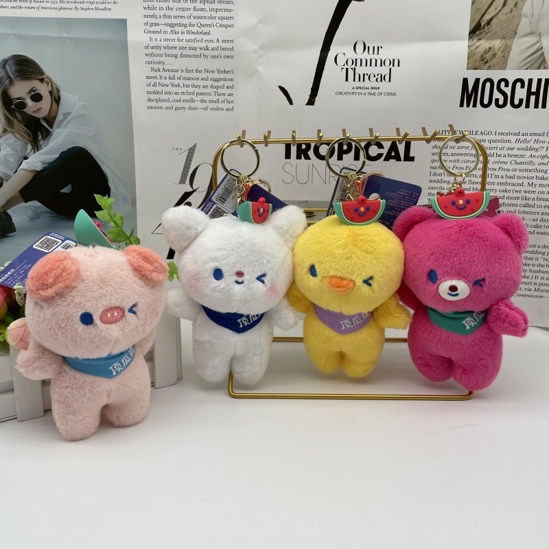 Top Guagua animal story plush doll key chain wedding shower doll boutique with hand gift wholesale