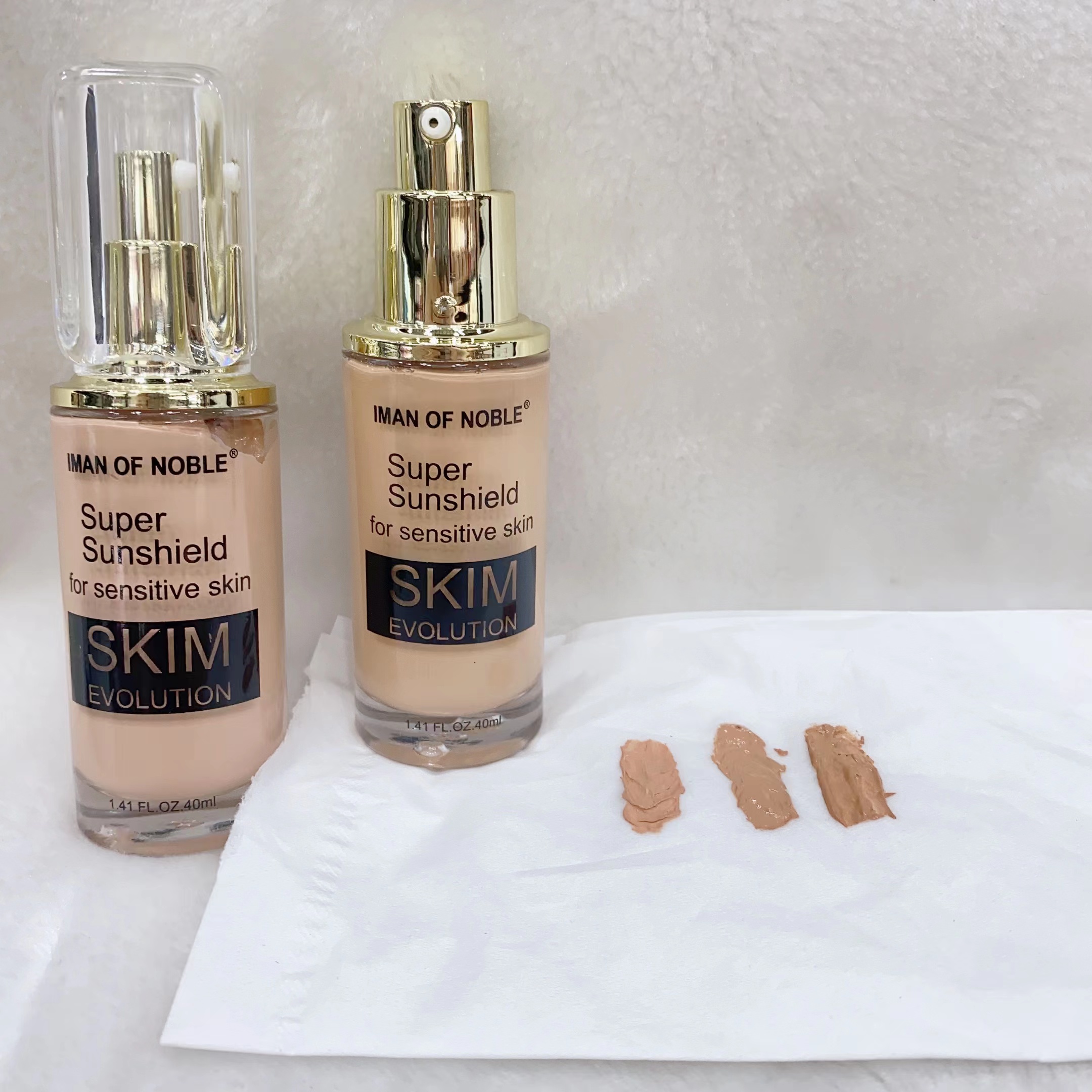 IMAN OF NOBLE's 2023 new high-end foundation has a moisturizing texture that is not prone to smudge, creating a creamy makeup effect and nourishing the skin Item Picture
