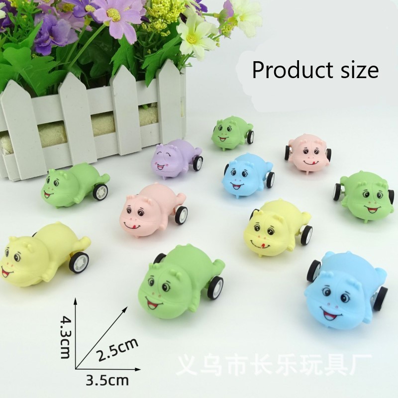 Children's mini cute animal calf expression, rebound car gift, fun giveaway, toy manufacturer wholesale Application Scenario